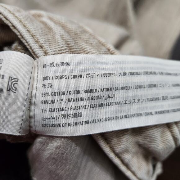 Abercrombie & Fitch The 90s Relaxed Jean High Rise Curve Love Oat Size 35/20Long - Picture 4 of 5